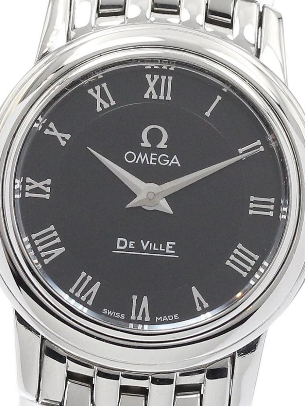 OMEGA De Ville Prestige 4570.52 black Dial Quartz Ladies Watch_934289